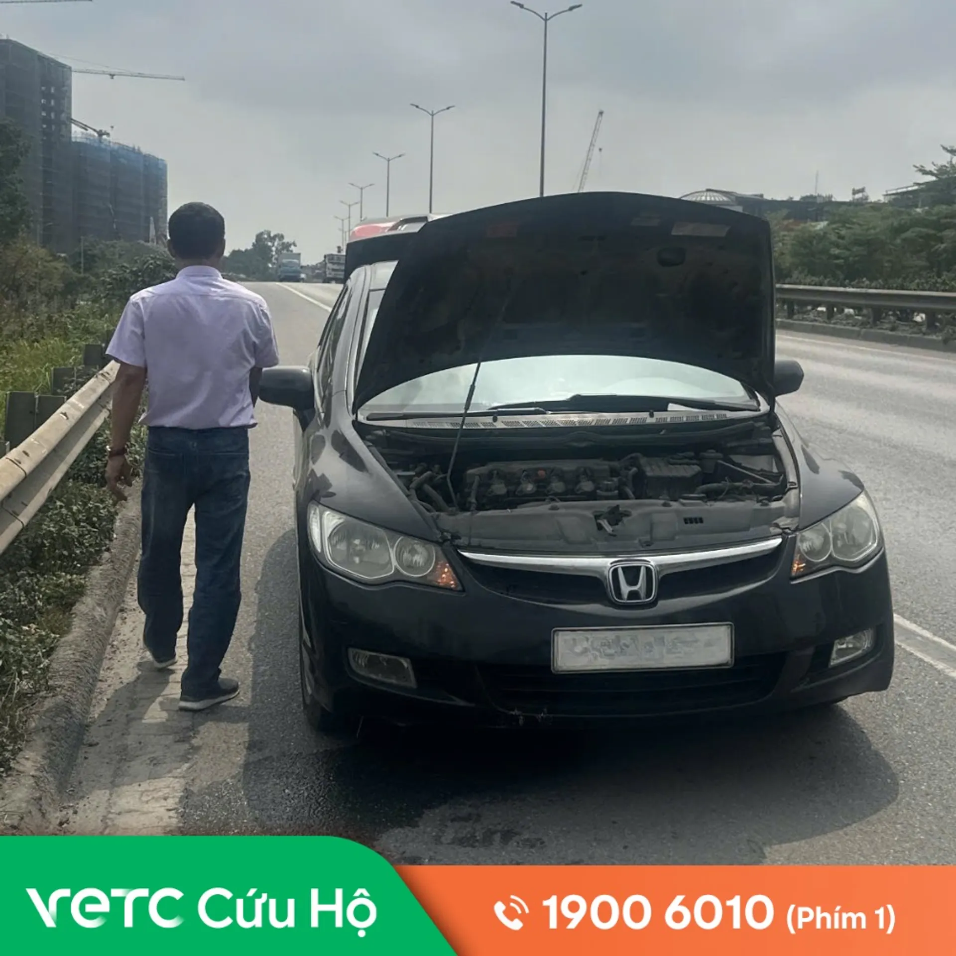 Xe tôi bị chết máy ngay đoạn Quốc lộ 51 lúc đi chơi Vũng Tàu vào chiều Chủ Nhật