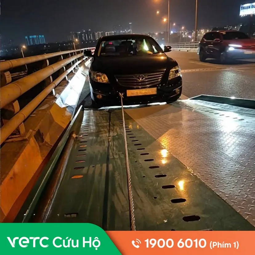 Quy trình VETC hỗ trợ khi xe gặp sự cố trên cao tốc cao tốc Cam Lộ - La Sơn