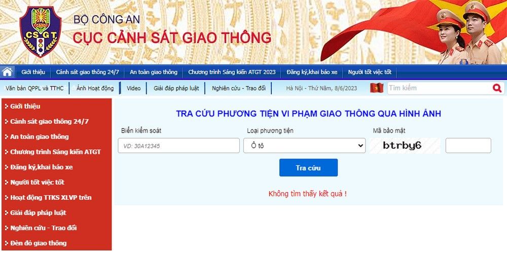 Cách xử lý khi tra cứu không ra kết quả