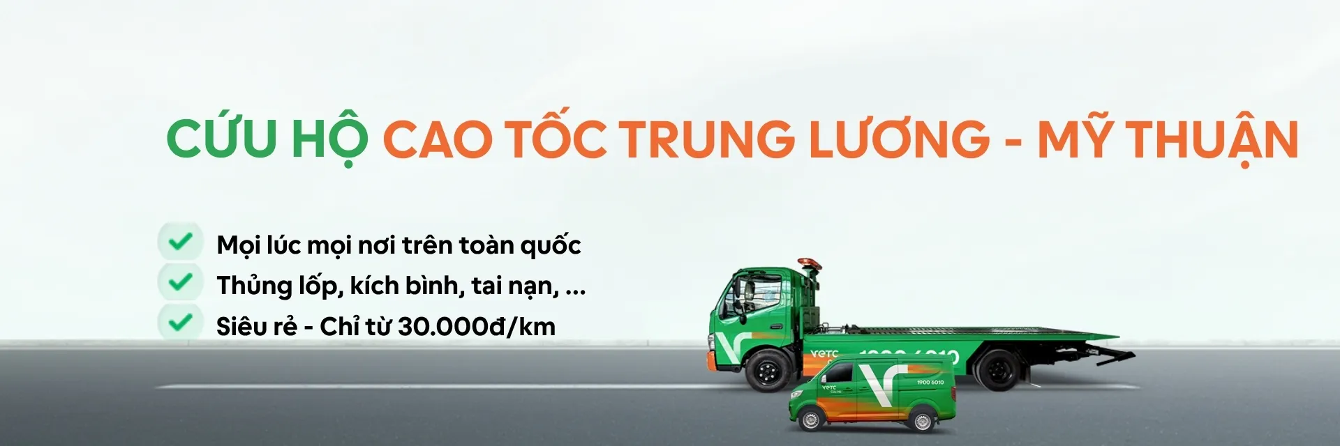 Cứu hộ khu vực Cao tốc Trung Lương - Mỹ Thuận