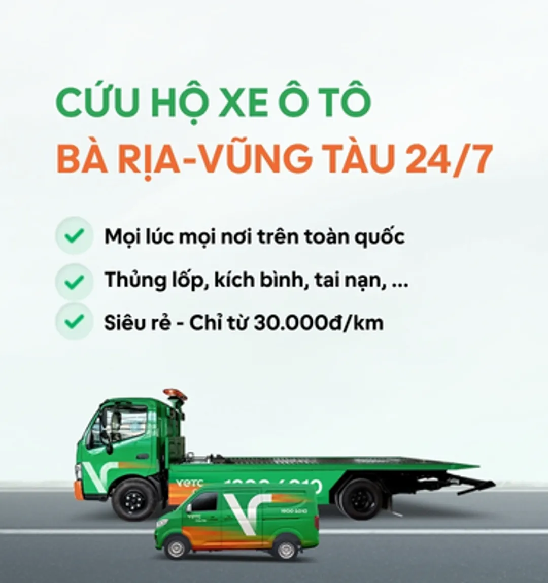Banner cứu hộ khu vực Bà Rịa - Vũng Tàu