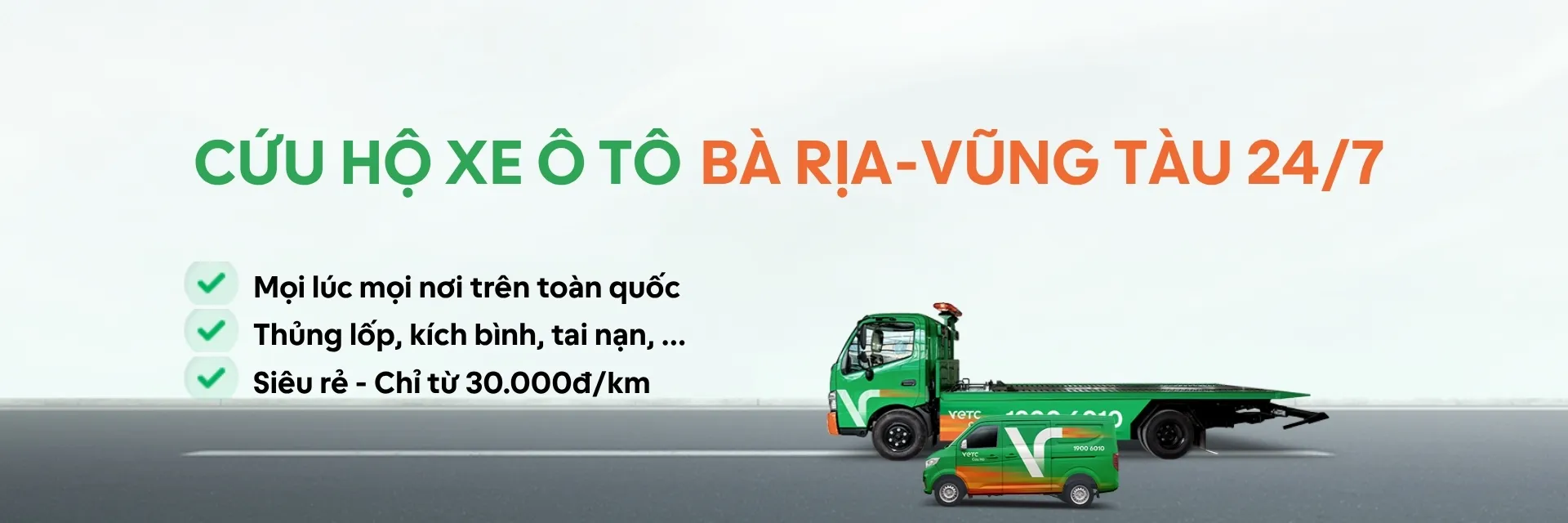 Banner cứu hộ khu vực Bà Rịa - Vũng Tàu