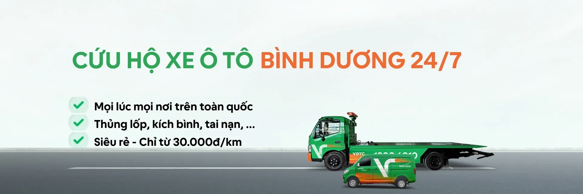 Banner cứu hộ khu vực Bình Dương