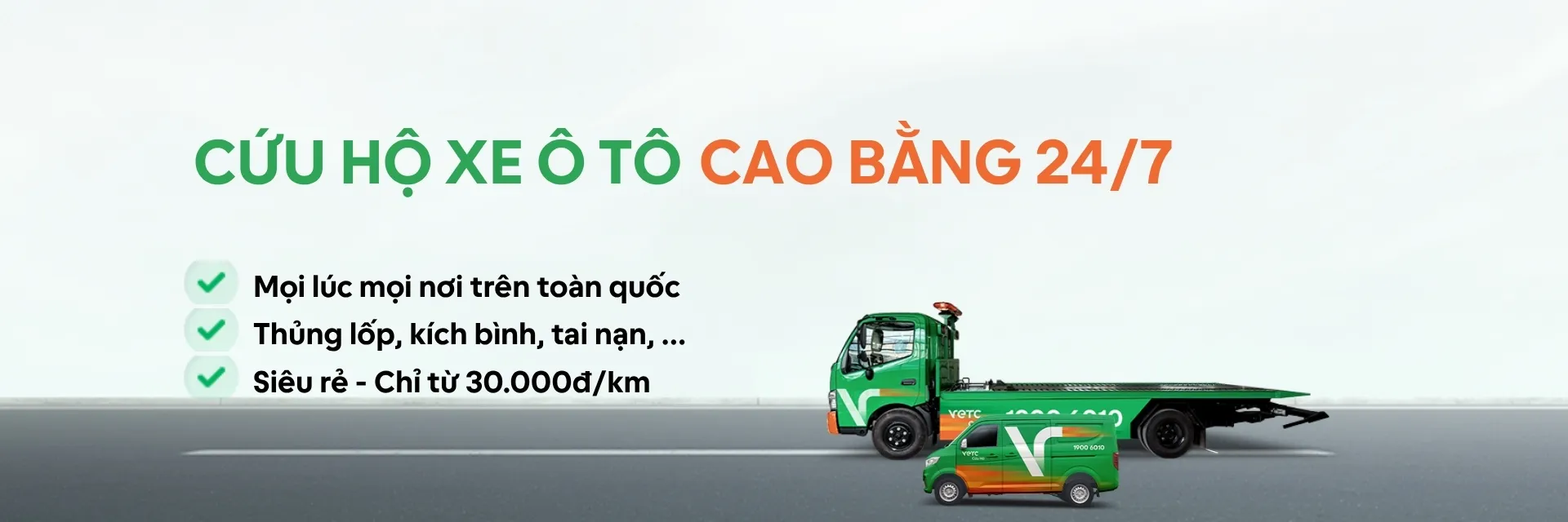 Banner cứu hộ khu vực Cao Bằng