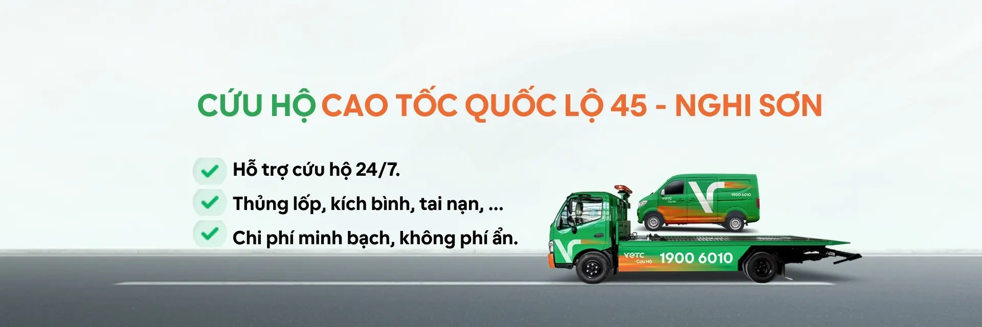 Cứu hộ khu vực Cao tốc Quốc lộ 45 - Nghi Sơn