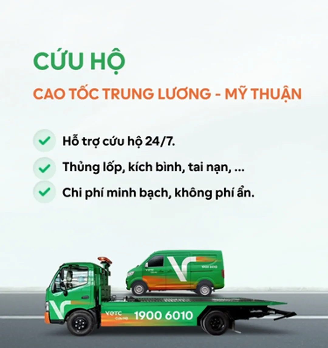 Cứu hộ khu vực Cao tốc Trung Lương - Mỹ Thuận