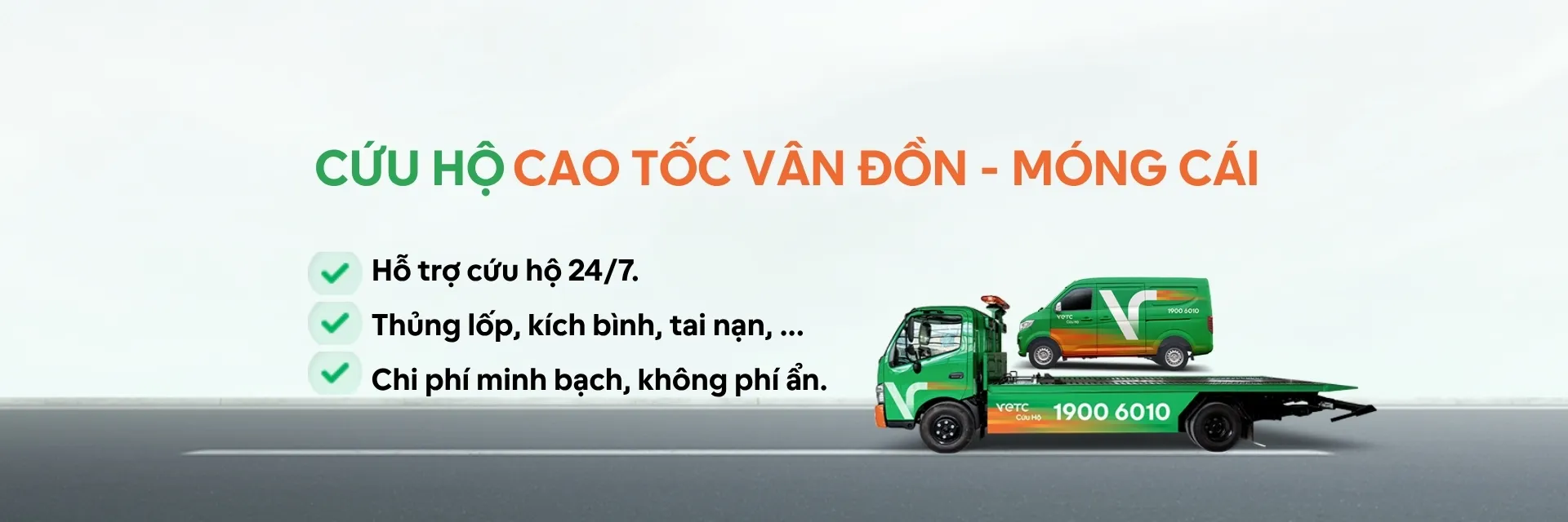 Cứu hộ khu vực Cao tốc Vân Đồn - Móng Cái