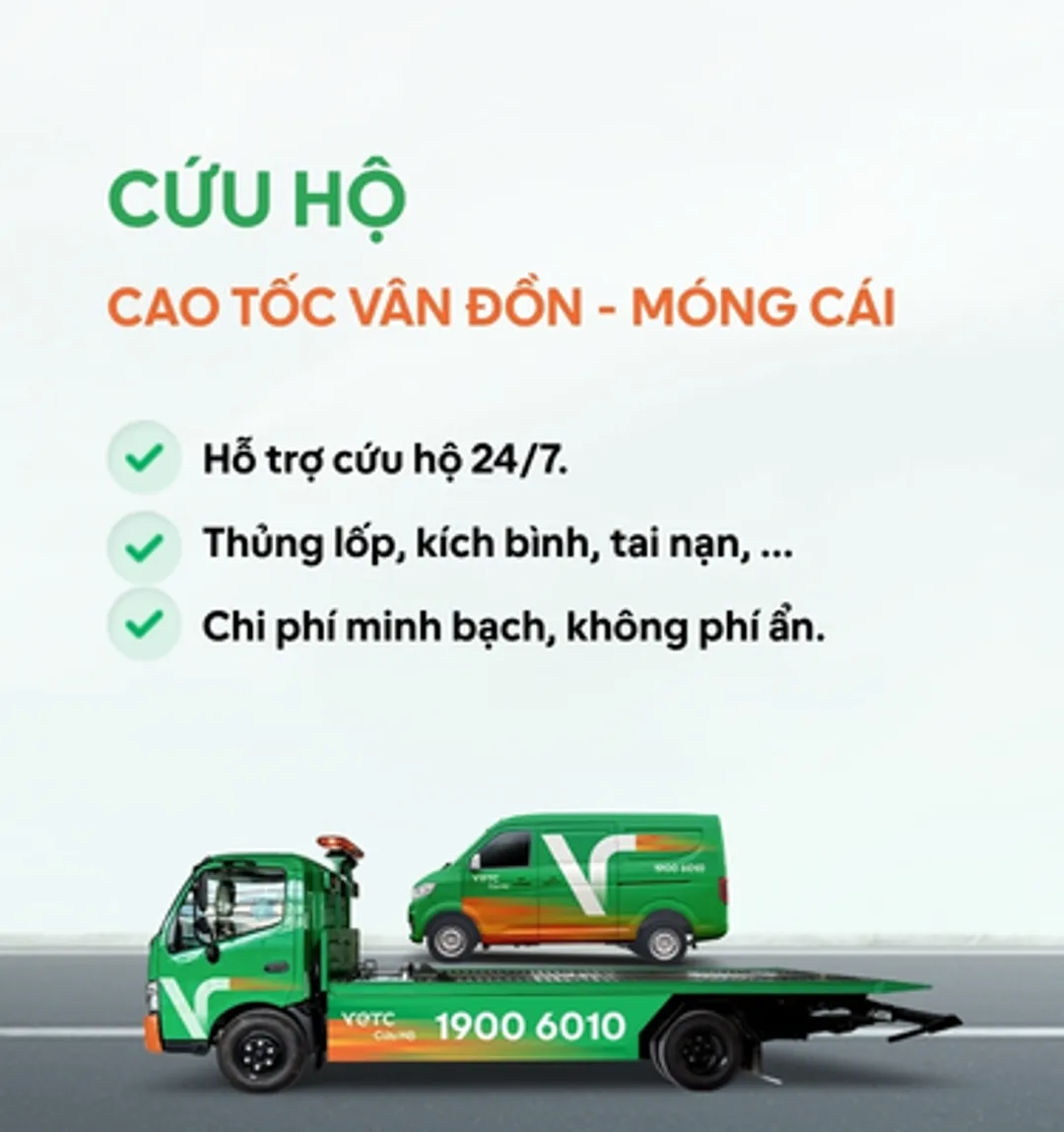 Cứu hộ khu vực Cao tốc Vân Đồn - Móng Cái