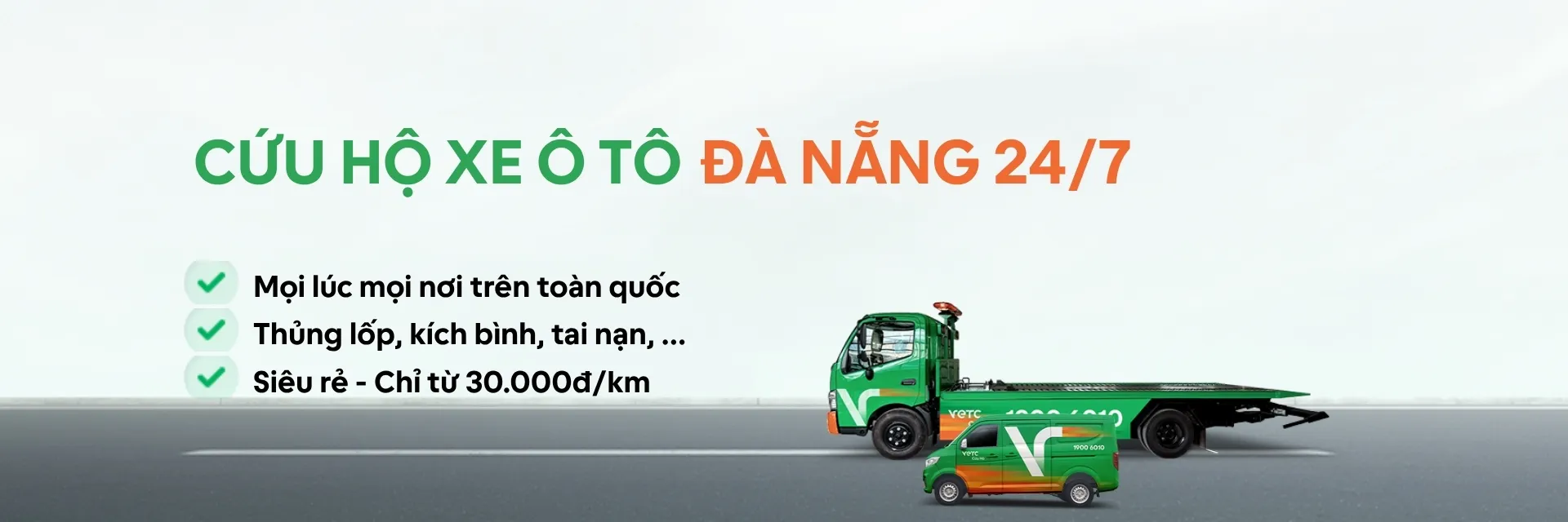 Banner cứu hộ khu vực Đà Nẵng