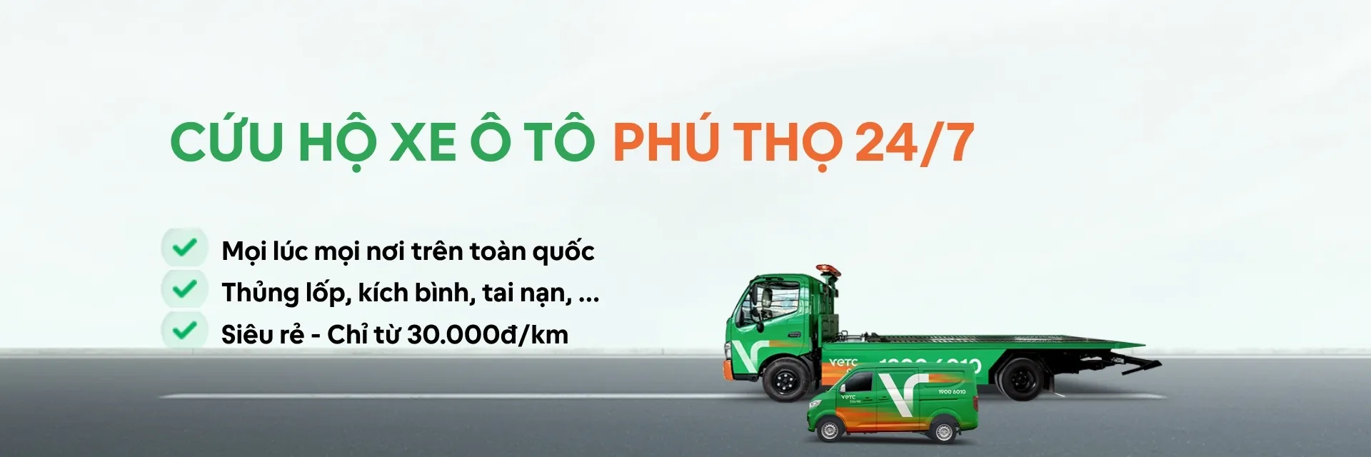 Banner cứu hộ khu vực Phú Thọ