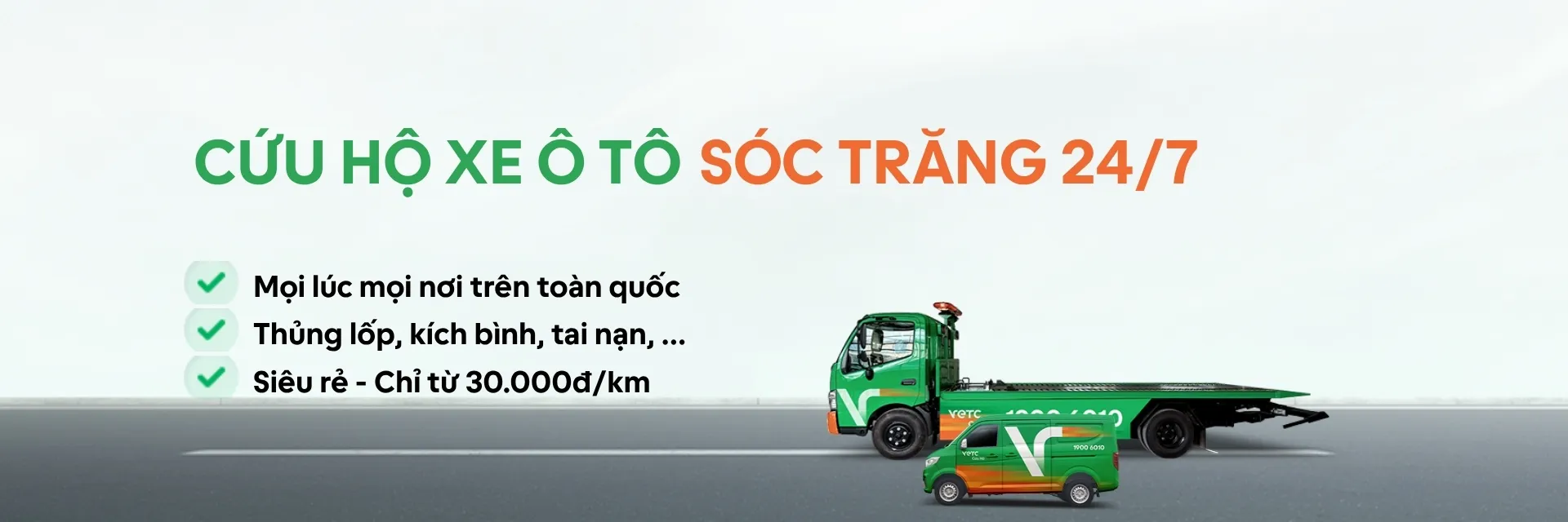 Banner cứu hộ khu vực Sóc Trăng
