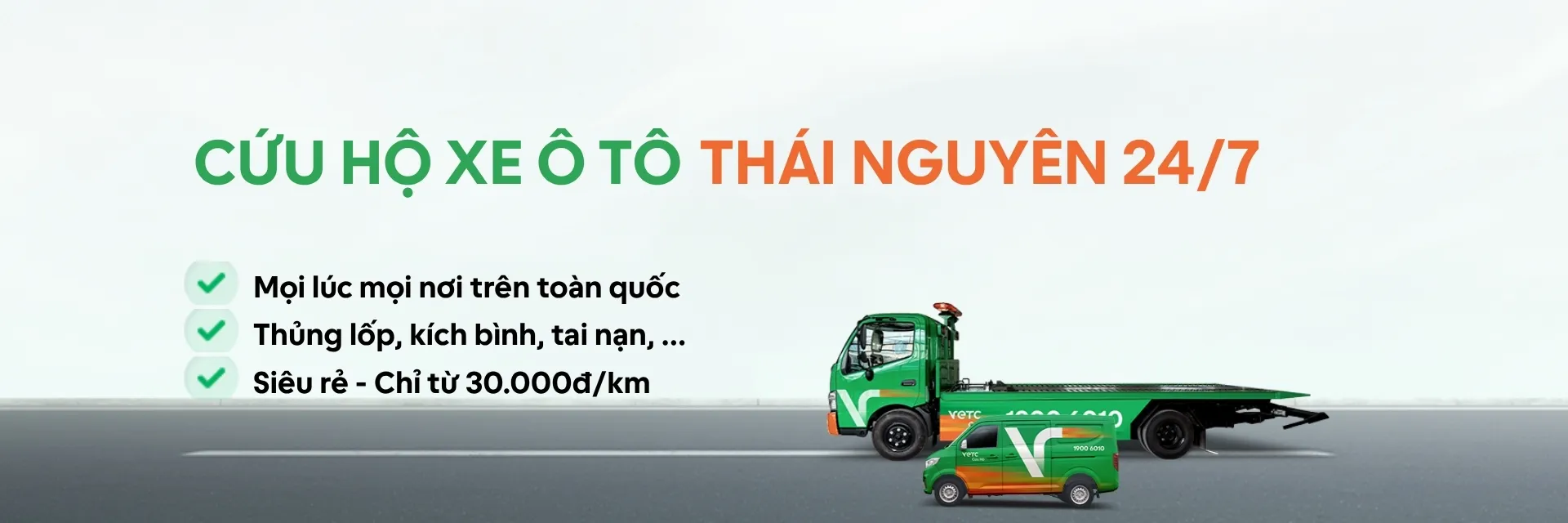 Banner cứu hộ khu vực Thái Nguyên