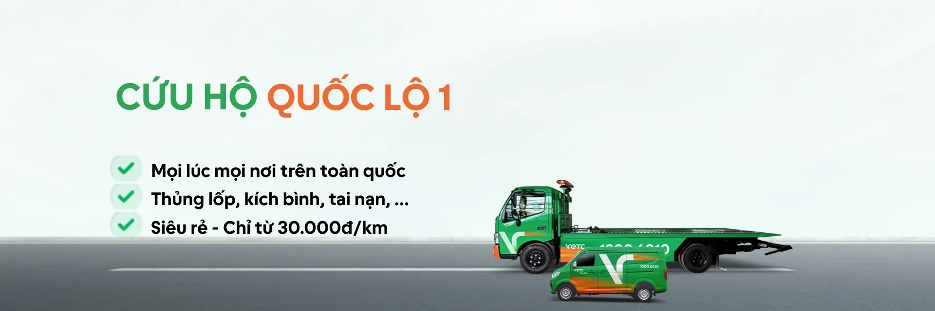 Cứu hộ khu vực Cứu hộ Quốc lộ 1