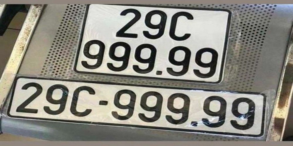 Dấu hiệu biển số thường được xem là đẹp