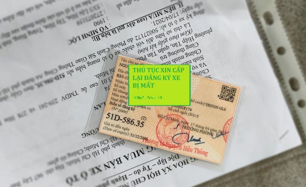 Mất đăng ký xe ô tô là gì?