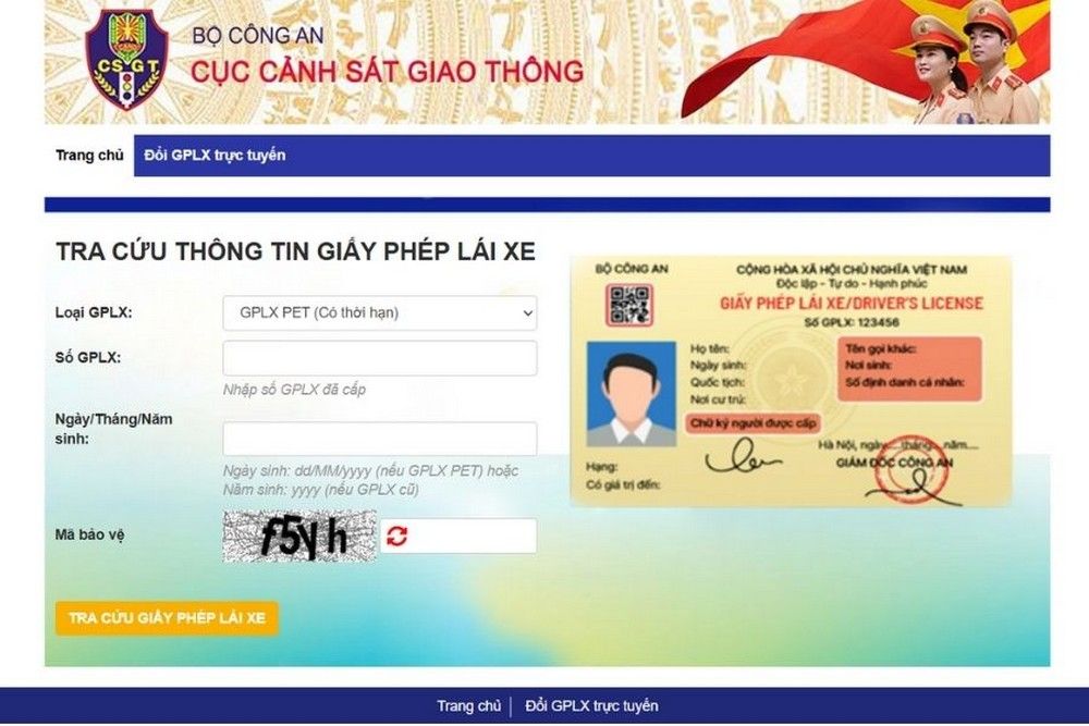 Tra cứu bằng CCCD có khác tra cứu bằng số GPLX không?