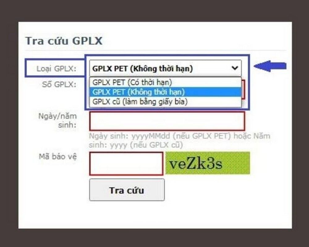 Nếu tra cứu GPLX bằng CCCD không ra kết quả thì làm gì?